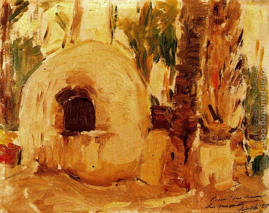 Joaquin Sorolla Y Bastida : Furnace of Elche palm